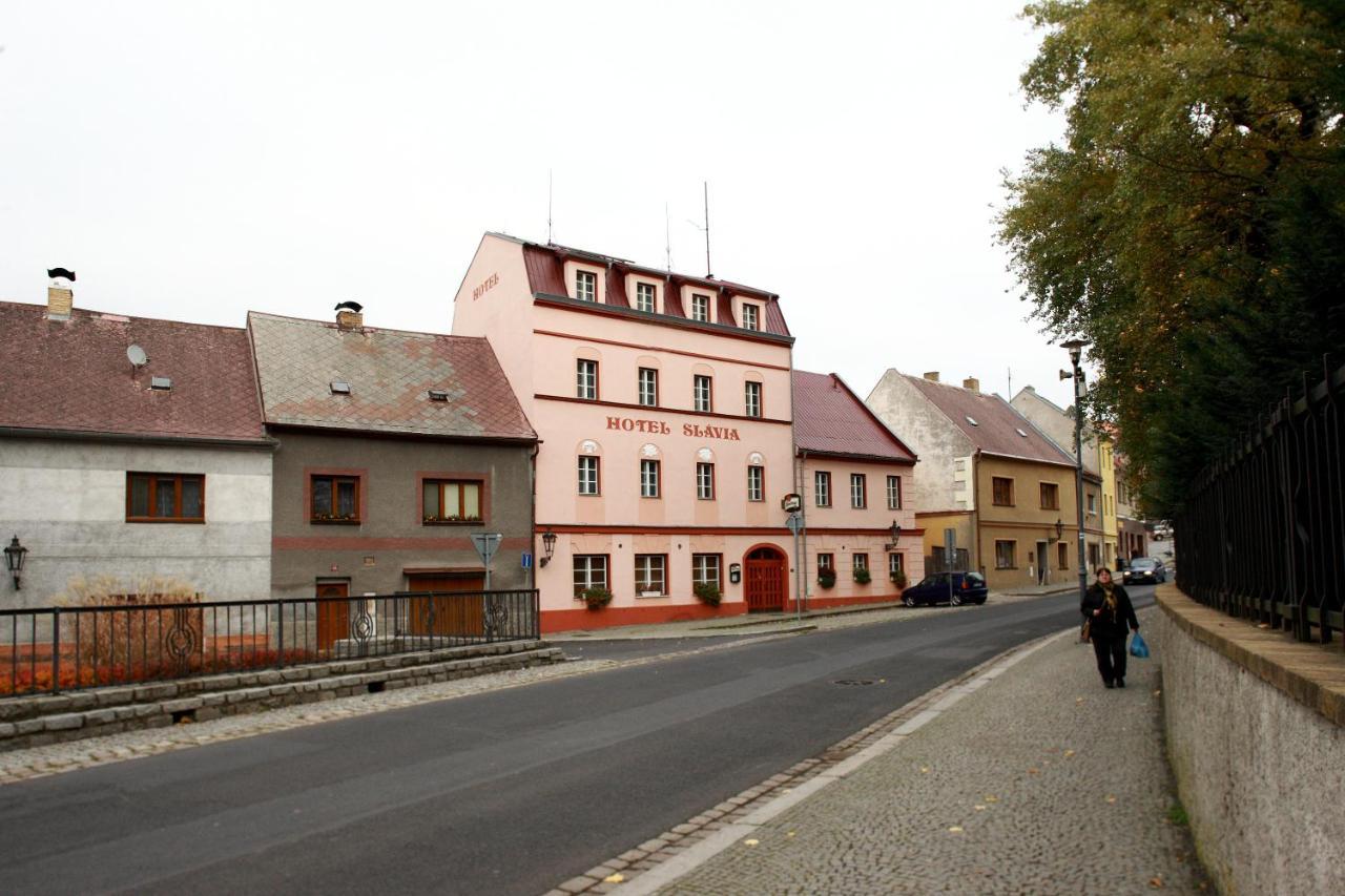 Klášterec nad Ohří Hotel Slavie מראה חיצוני תמונה